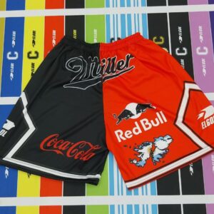 Short bicolor rojo negro