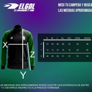 campera deportiva negra