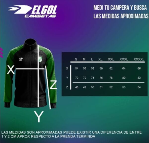 Campera N/ azul deportiva - Image 2