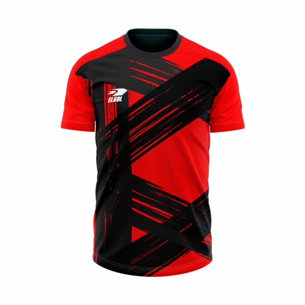 camiseta entrenamiento/ futbol roja LIN - Image 2