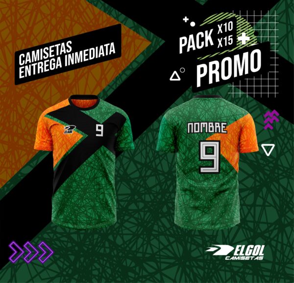 Pack camiseta x 10 uni.